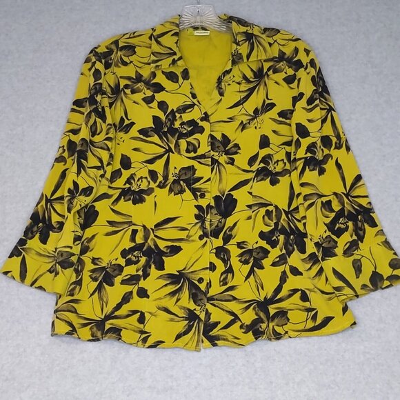 Tianello S Tropical Button Up Half Sleeve Casual Shirt Vacay Cruise Beach Cover - Picture 2 of 15